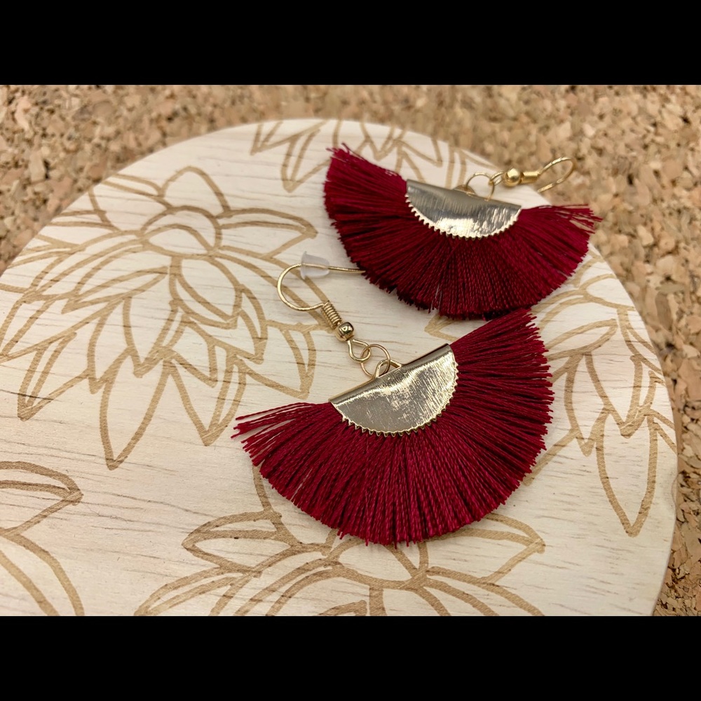 Fan Tassels on brass findings!